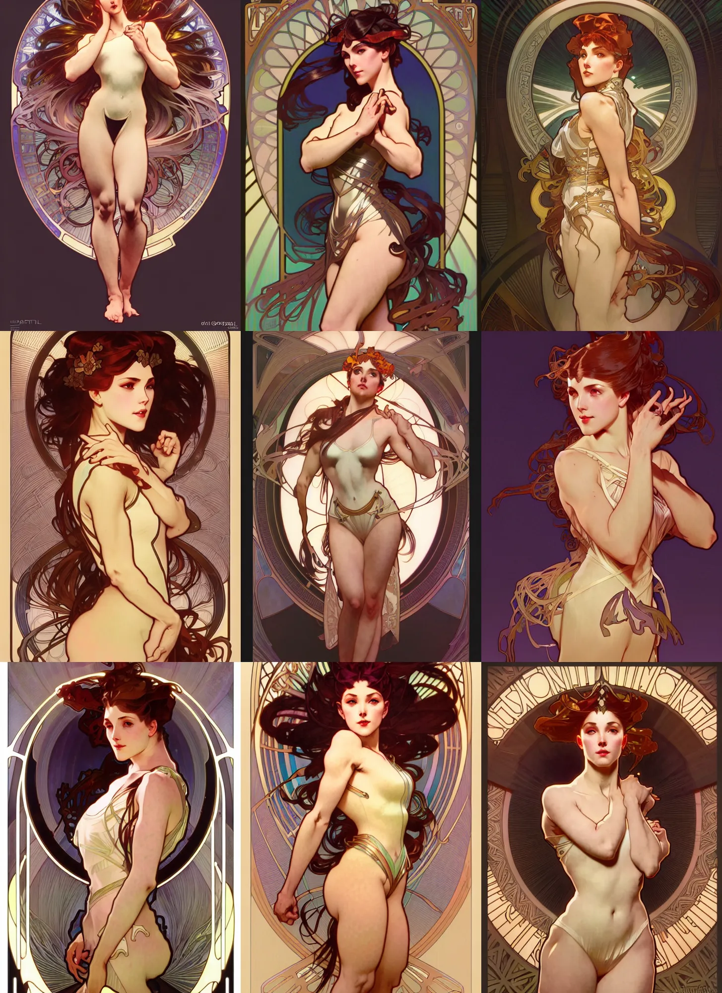 Prompt: digital concept art by artgerm and alphonse mucha. just one lonely namilia attctive showgirl!! full body!! contour light effect!! 8 k, stage light. octane render. sharp edge. ultra clear detailed