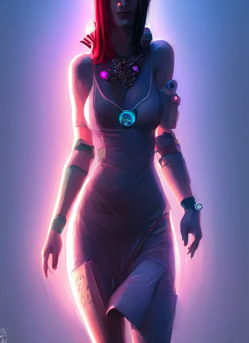 Image similar to cyberpunk lady in mafia, wide angle view, flowers, blue black pink, gold, diamonds, highly detailed, artgerm, cushart krenz, artstation, soft light, sharp focus, illustration, character design, concept art