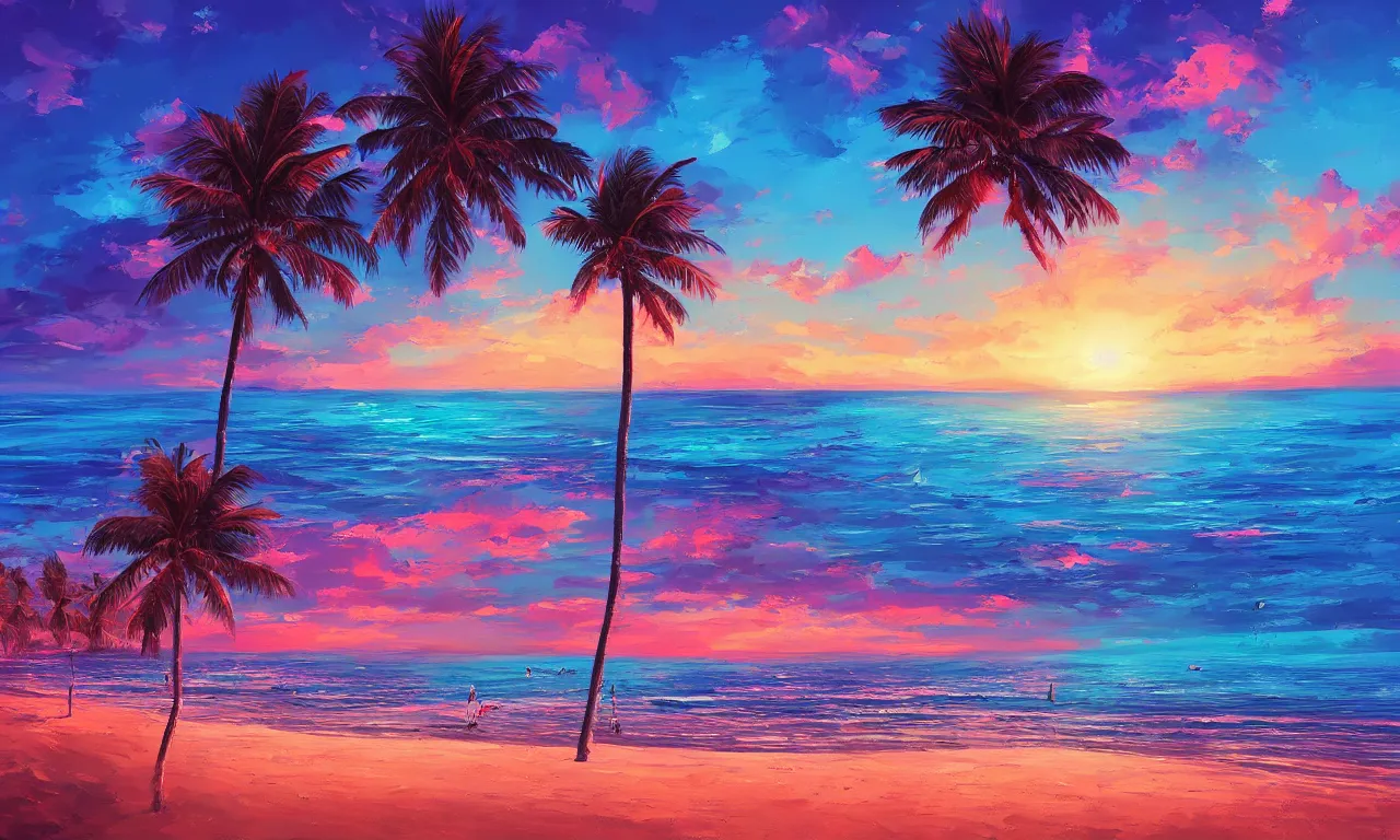 Image similar to paradise beach by alena aenami artworks in 4 k