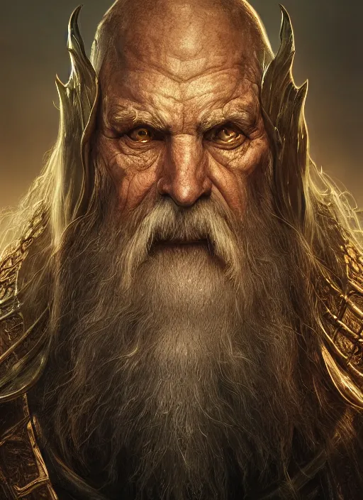 Prompt: wise old man, ultra detailed fantasy, elden ring, realistic, dnd character portrait, full body, dnd, rpg, lotr game design fanart by concept art, behance hd, artstation, deviantart, global illumination radiating a glowing aura global illumination ray tracing hdr render in unreal engine 5