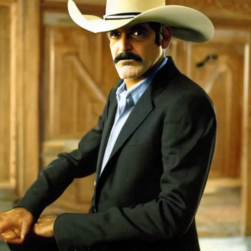 Image similar to george clooney as wyatt earp