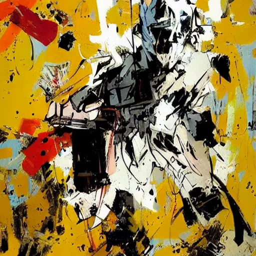 Image similar to Artwork by Ashley Wood