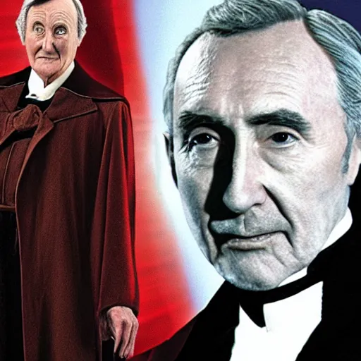 Image similar to Robert Hardy as Count Dooku from Star Wars the Clone Wars