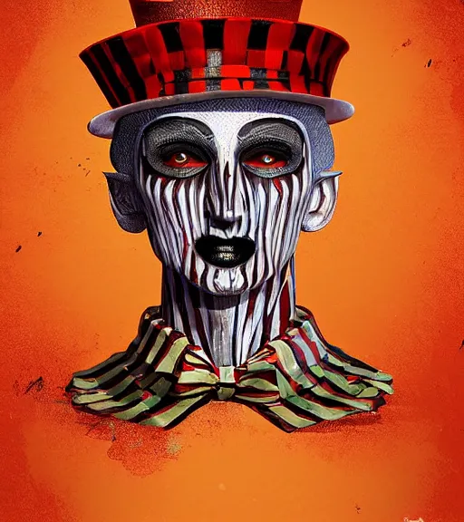 Prompt: beautiful male character inspired by venice carnival and pop art freddy krueger | | digital artwork made by greg rutswork, anna dittmann and lois van barlee, symmetrical, anatomically correct