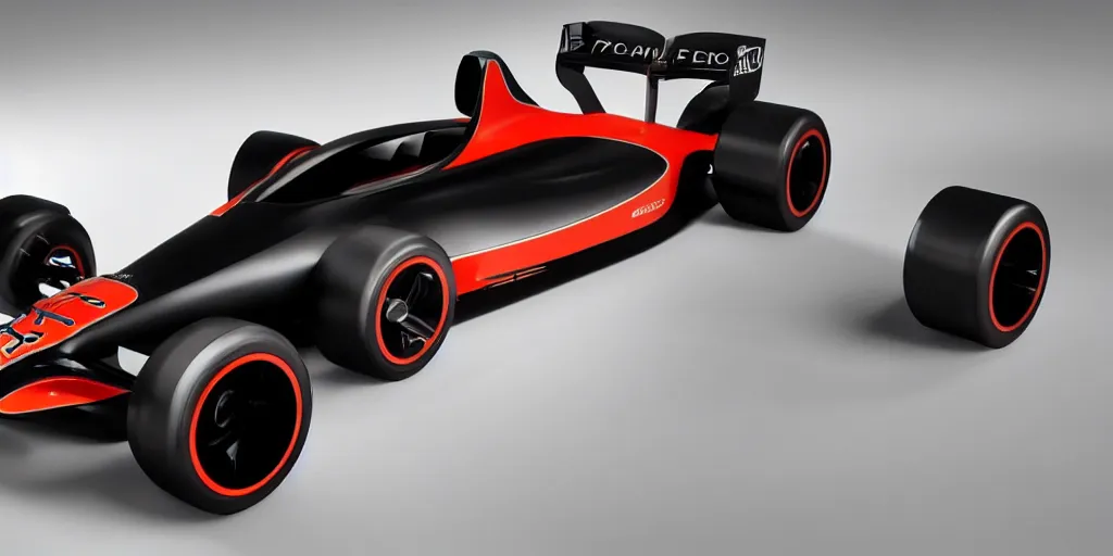 Image similar to a futuristic formula one concept car