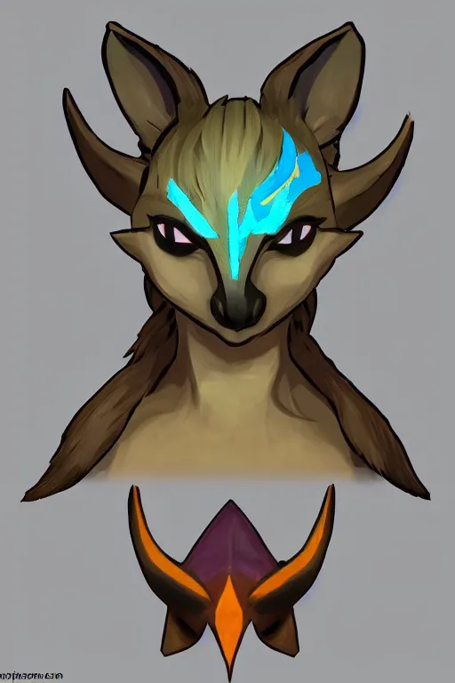 Image similar to an in game portrait of morshu from the legend of zelda breath of the wild, breath of the wild art style.
