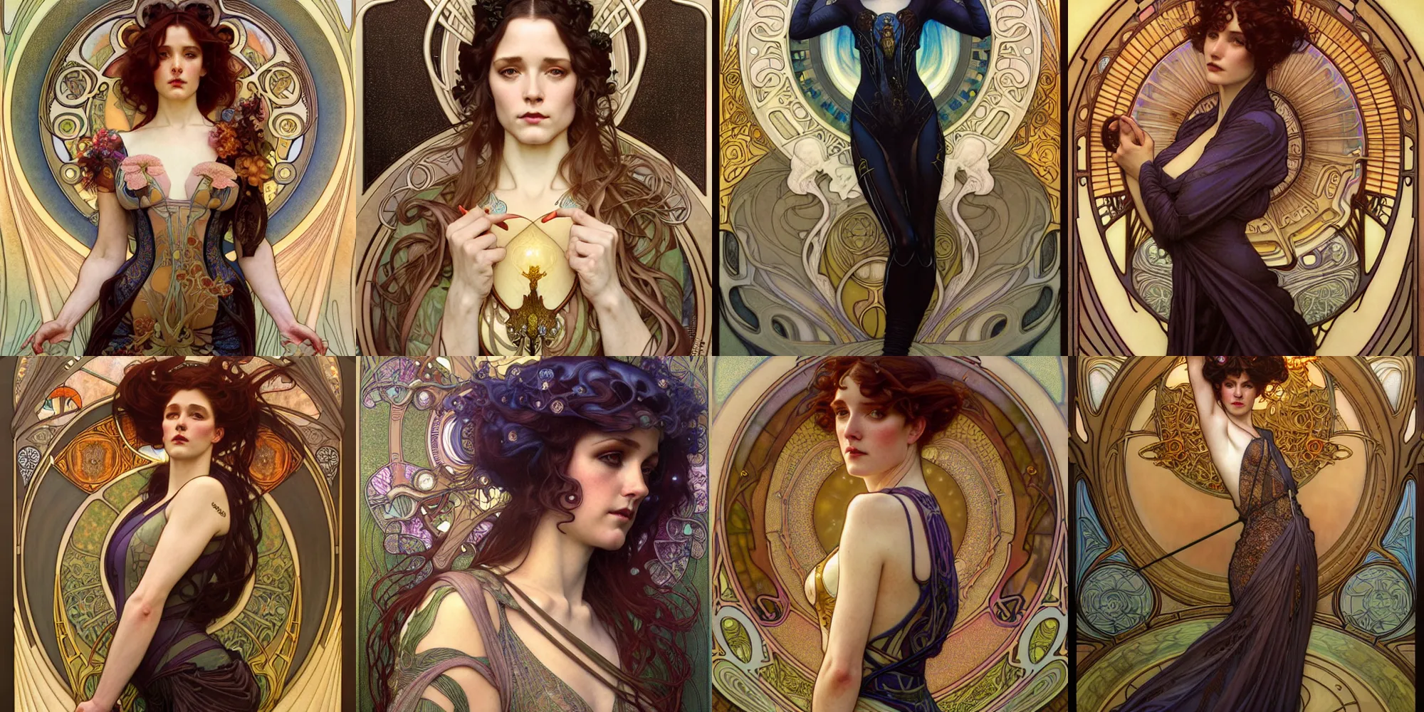 Prompt: art nouveau drawn by Donato Giancola and Tom Bagshaw, streets by Artgerm, overall design by Alphonse Mucha, background by James Jean and Gustav Klimt, light by Julie Bell, 4k, accurate roads, komorebi, french nouveau, trending on artstation, octane render, hyperrealistic, intricate, elegant