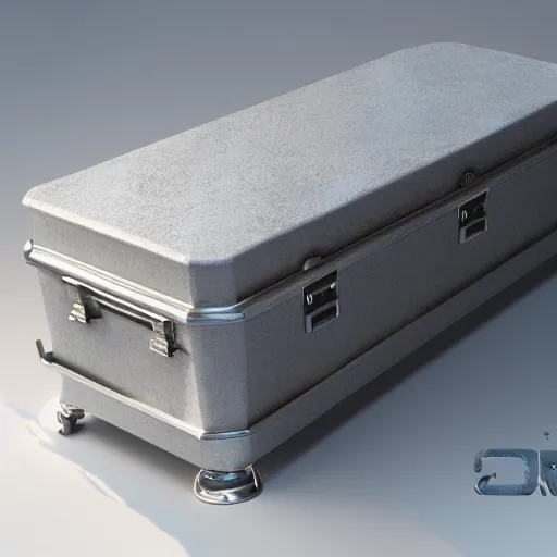 Image similar to a cryosleep casket, 3 d render, octane, ray tracing, ultra high resolution, ultra detailed, photorealistic, 8 k