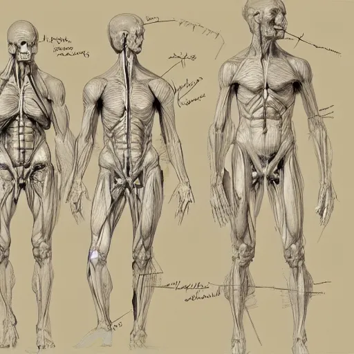 Image similar to artist anatomy sketches by George Bridgman