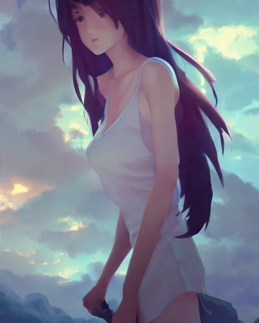 Image similar to ! dream a monster girl, full shot, atmospheric lighting, detailed face, by makoto shinkai, stanley artgerm lau, wlop, rossdraws