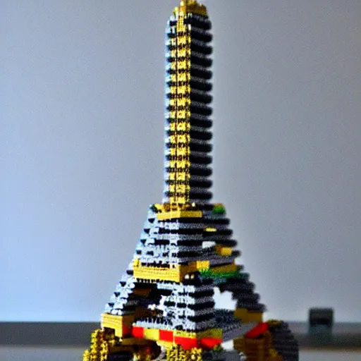 Image similar to lego eiffel tower