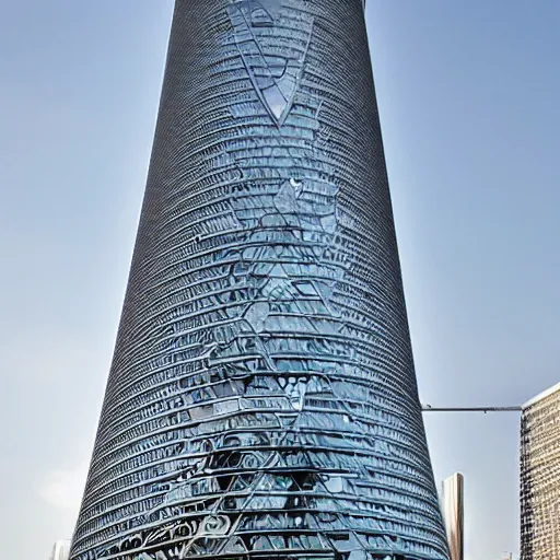 Image similar to bat tower designed by Norman Foster