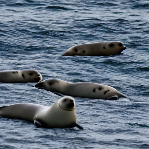 Image similar to invasion of baby seals