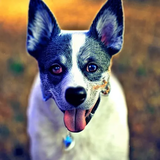 Prompt: adorable cartoon blue heeler