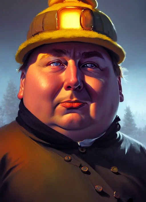 Prompt: portrait of eric cartman, victorian, concept art, detailed face, fantasy, close up face, highly detailed, cinematic lighting, digital art painting by greg rutkowski