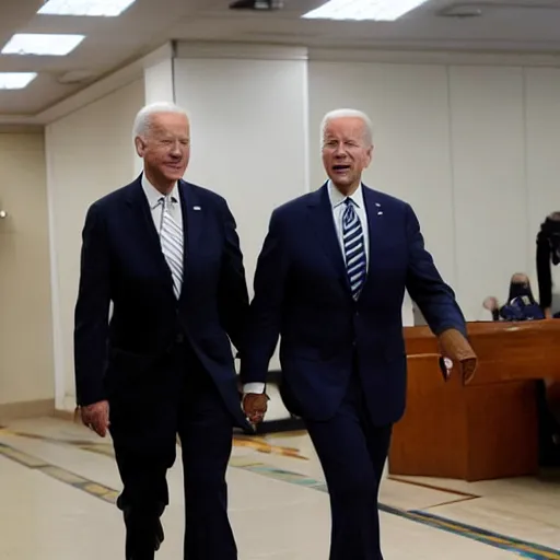 Image similar to joe biden in court for defamation