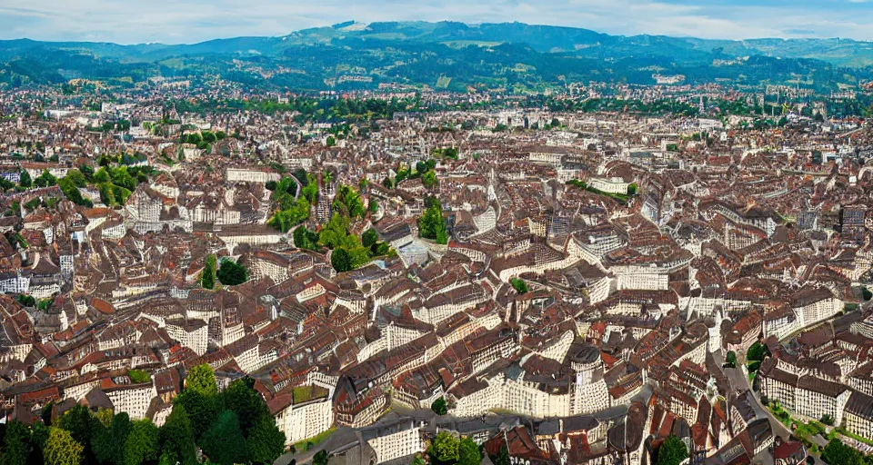Image similar to aerial photography city bern