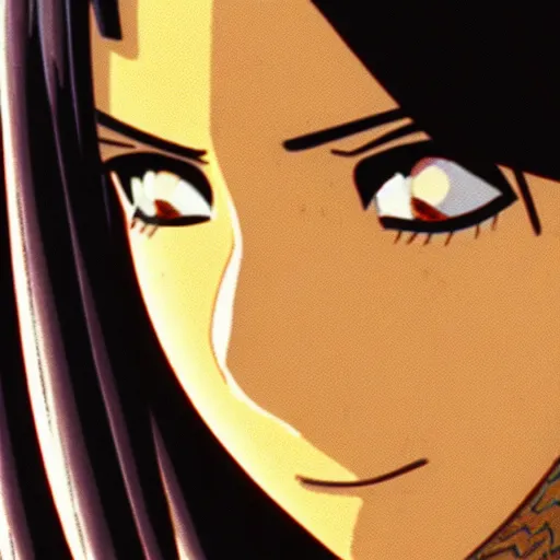 Image similar to Film still of Hinata Hyuga from Naruto, highly detailed