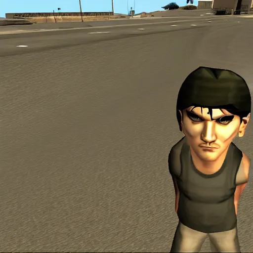 Image similar to solid snake in gta san andreas