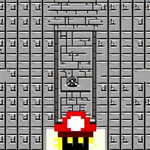 Prompt: mario 3 nes fan art, hd, 8 k, giant, epic, realistic photo, unreal engine, stone walls, prayer, powerful, cinematic lighting, small blobs, dungeon, violent, friendly, ray tracing, dynamic, epic composition, bright, fantastic, amusing, funny, monochrome drawing
