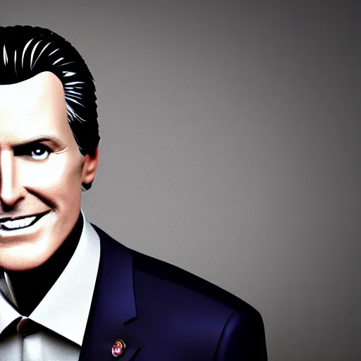 Image similar to Dartboard in the shape of Gavin Newsom's face, 3d render, digital art, artstation, hyper realistic, 8k