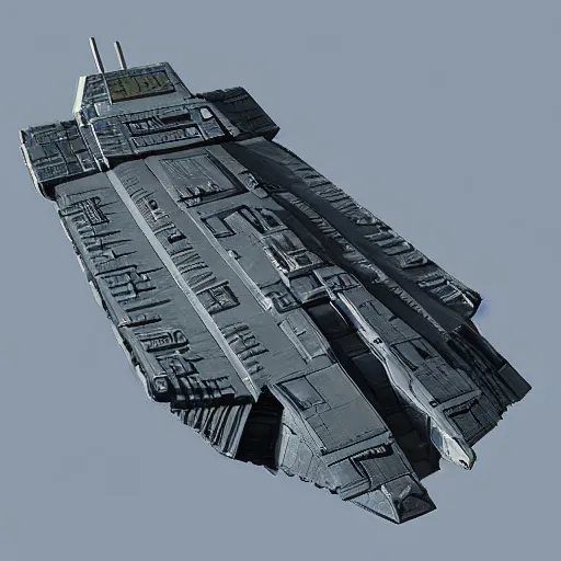 Image similar to sulaco star destroyer drop ship