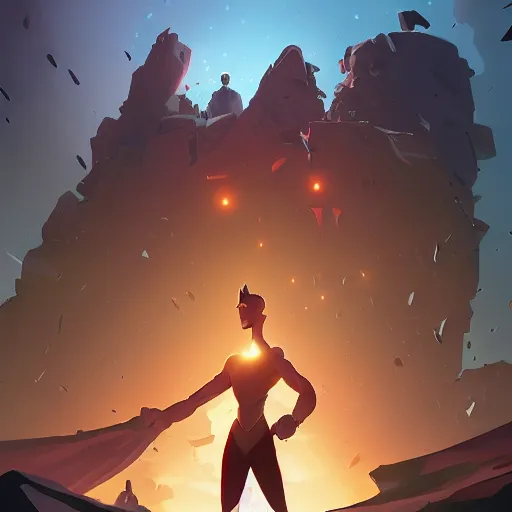 Prompt: hero world the day the earth stood still, behance hd by jesper ejsing, by rhads, makoto shinkai and lois van baarle, ilya kuvshinov, rossdraws global illumination