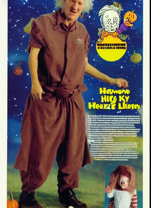 Image similar to a werner herzog halloween costume, full page scan from 1 9 8 8 toys r us catalog, highly detailed