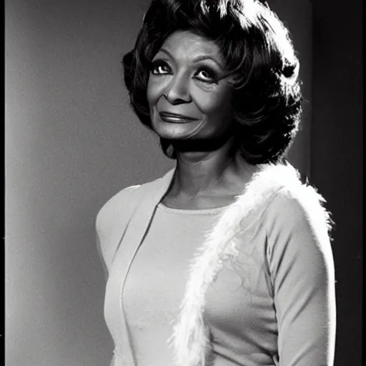 Image similar to nichelle nichols as an angel in heaven