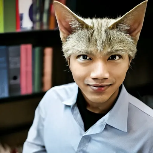 Image similar to michael yang catboy