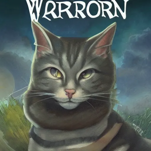 Prompt: book cover for warrior cats by wayne mcloughlin