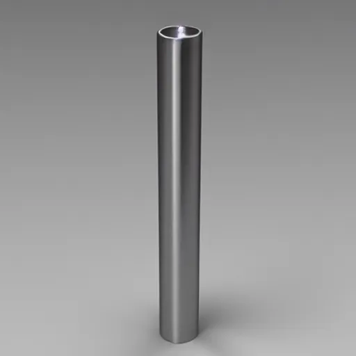 Image similar to cylindrical metal shaft, technical, volumetric lighting