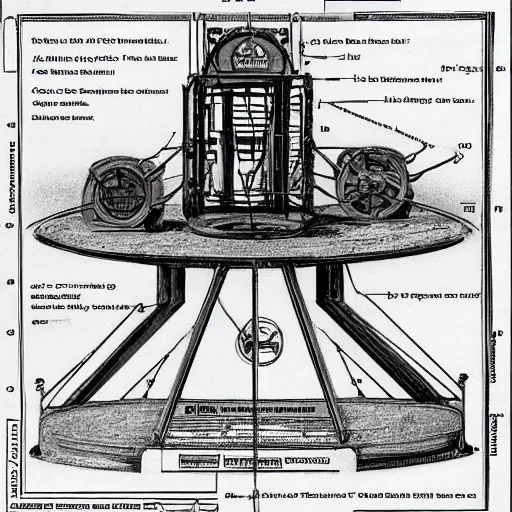 Image similar to actually schematics for a time machine