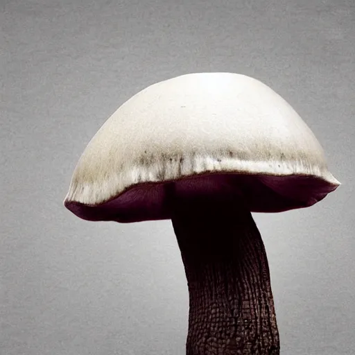 Image similar to cover art alien mushroom model girl side view photography model full body style of jonathan zawada, thisset colours simple background objective