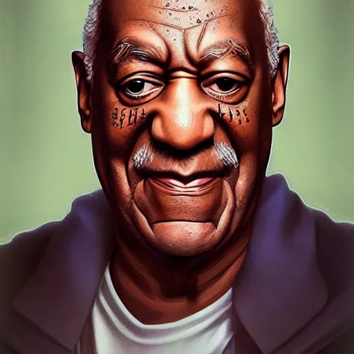 Image similar to Portrait of Bill Cosby made by stanly artgerm lau, wlop, rossdraws, james jean, andrei riabovitchev ,marc simonetti