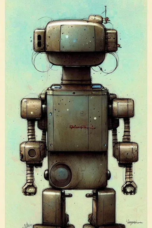 Prompt: (((((1970s robot . muted colors.))))) by Jean-Baptiste Monge !!!!!!!!!!!!!!!!!!!!!!!!!!!