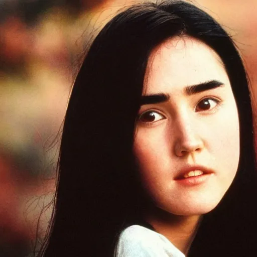 Prompt: face of young Chinese Jennifer Connelly