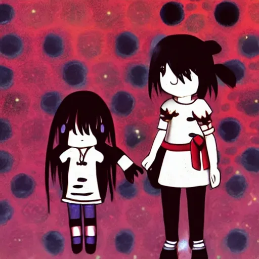 Image similar to monoko and monoe yume Nikki