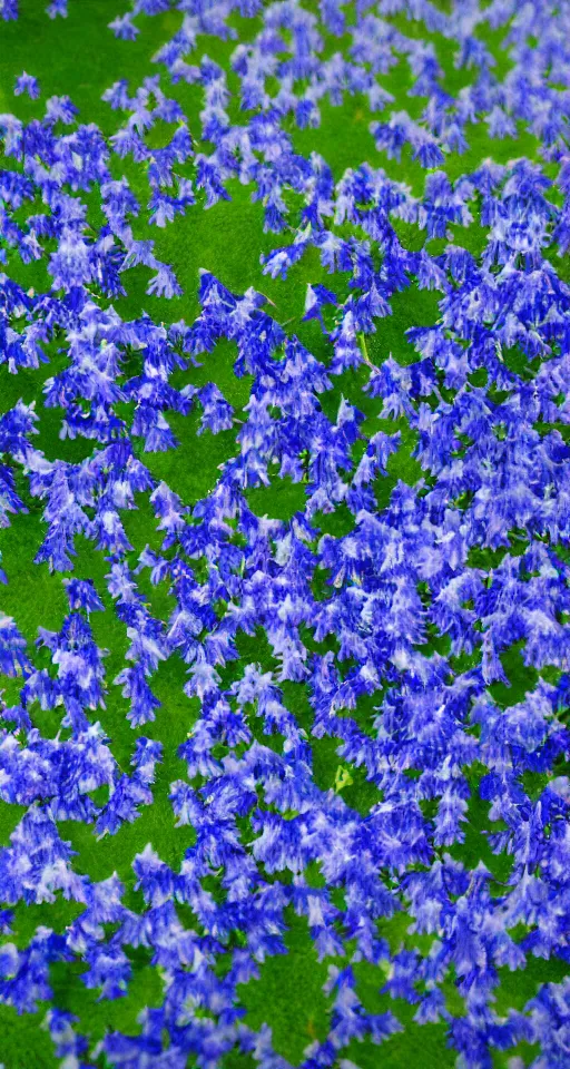 Prompt: ethereal blue bells octane render 8k