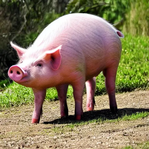 Prompt: a pig