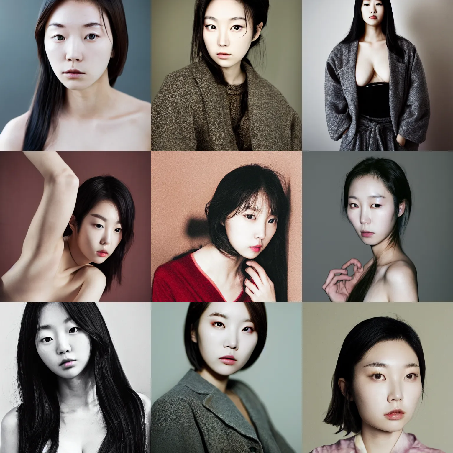 Prompt: lee jin - eun by tyler jacobson, rule of thirds, seductive look, beautiful