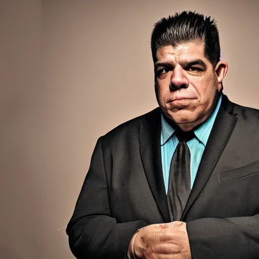 Image similar to Portrait of Joey Diaz as a godfather