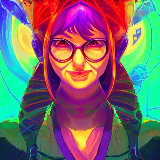 Image similar to skill magic geek inside matrix deepdream radiating a glowing aura stuff loot legends stylized digital illustration video game icon artstation lois van baarle, ilya kuvshinov, rossdraws,