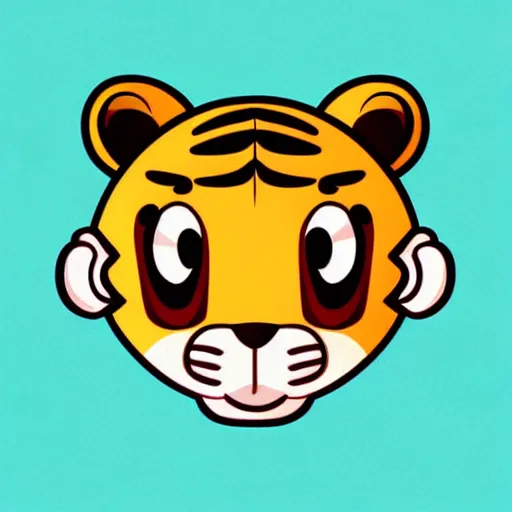 Prompt: “cute tiger animal character, cartoon color ink drawing vector illustration, 2d photorealistic flat pixar style, wide angle view, isolated on white background”
