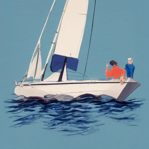 Prompt: sailboat