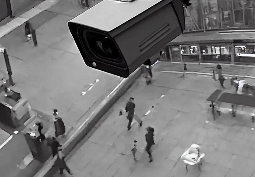 Image similar to cctv footage