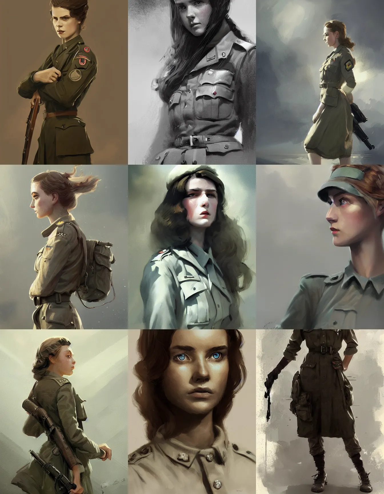veteran female soldier wearing military uniform
