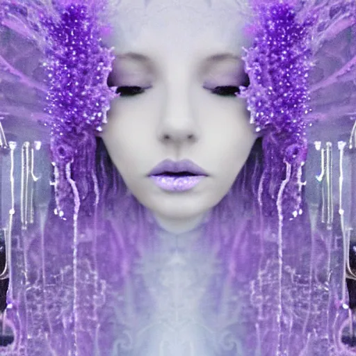 Image similar to crystethereal lavender atrium manipulation layeredinfusion lilac silver silver fuji pastel lilac sparkle fuji surreal creations serene lilac sparkle grey lilac weeping abstract collage