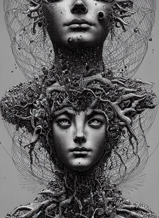 Prompt: Goddess of despair painting by Dan Hillier, intricate, highly detailed, trending on artstation, artstationHD, artstationHQ, 4k, 8k