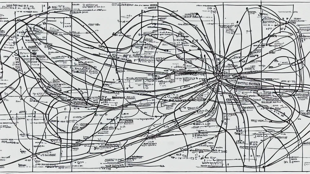 Image similar to line drawing endurable force subway map